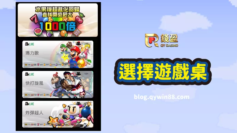 (瑪力歐、快打旋風、炸彈超人,三款經典小瑪莉水果盤|錢盈畫面)