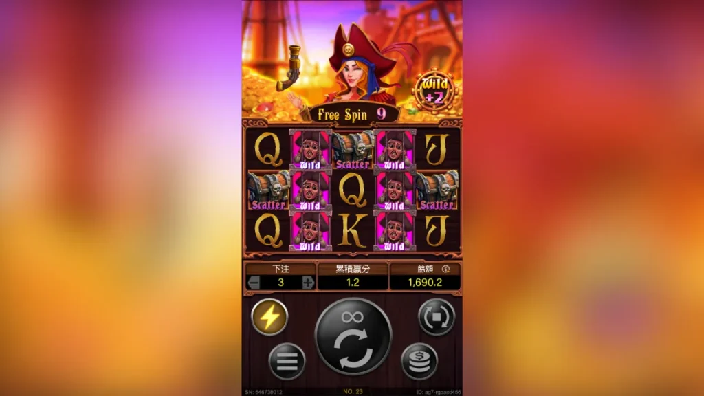 狂野海盜：RG電子老虎機評價1