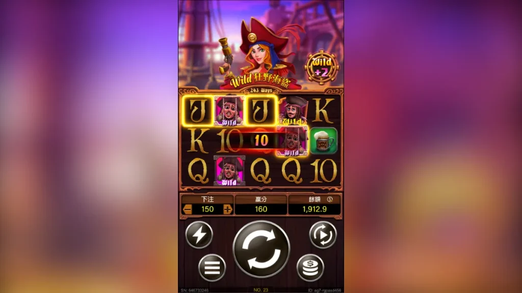 狂野海盜：RG電子老虎機評價2