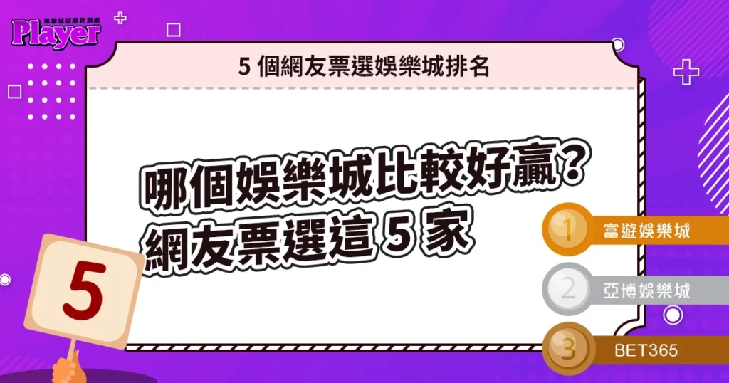 哪個娛樂城比較好贏?網友票選這 5 家你一定要玩!